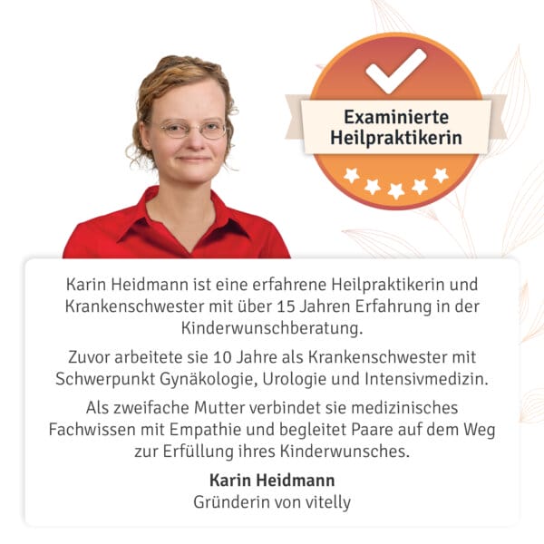 Heilpraktikerin Karin Heidmann, Gründerin Von Vitelly