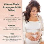 Folsäure in der Schwangerschaft Pregnylac Vitamine Für Die Schwangerschaft Und Stillzeit, Eisenmangel Babyforte vilavit