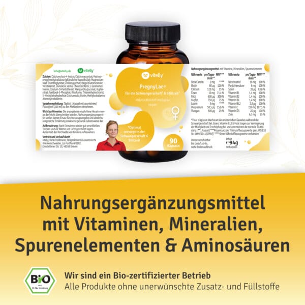 Pregnylac Vitamine Für Die Schwangerschaft Und Stillzeit, Eisenmangel (5)