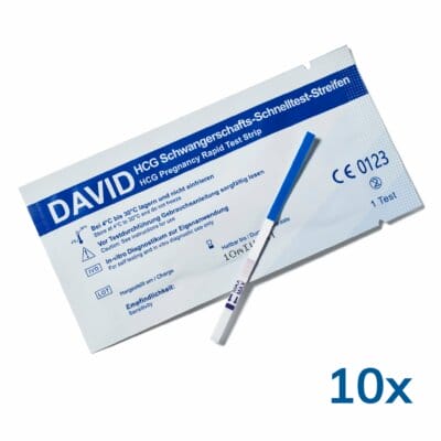 David HCG Schwangerschafts-Schnelltest (10 Stück)